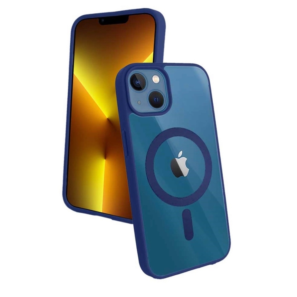 iPhone 14 Magsafe Wireless Charging Case Navy - Picture 1 of 1